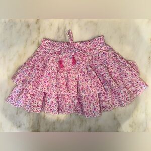 Flowers by Zoe Ruffle Floral Skirt NWTs
